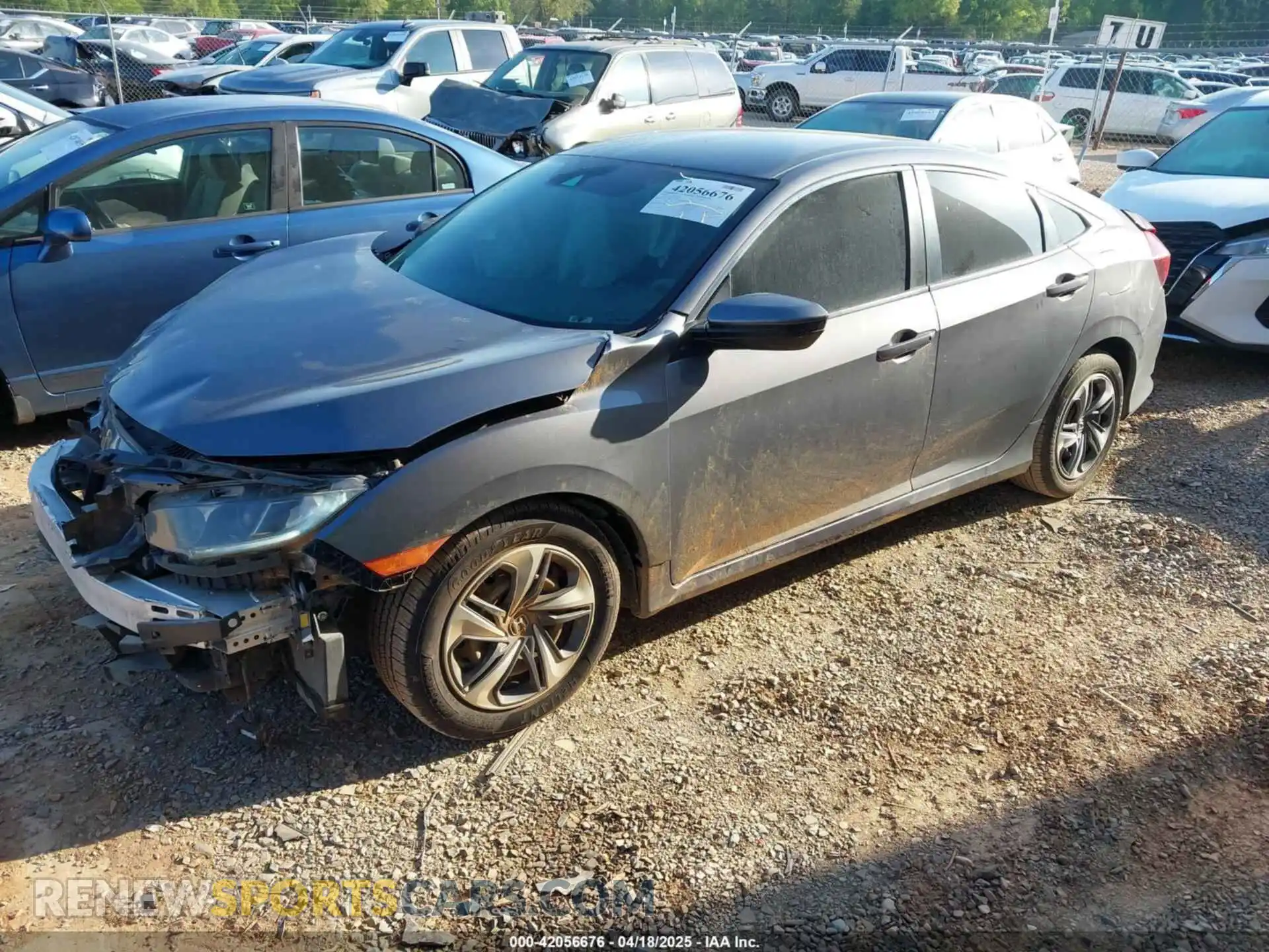 2 Photograph of a damaged car 2HGFC2F67LH534381 HONDA CIVIC 2020