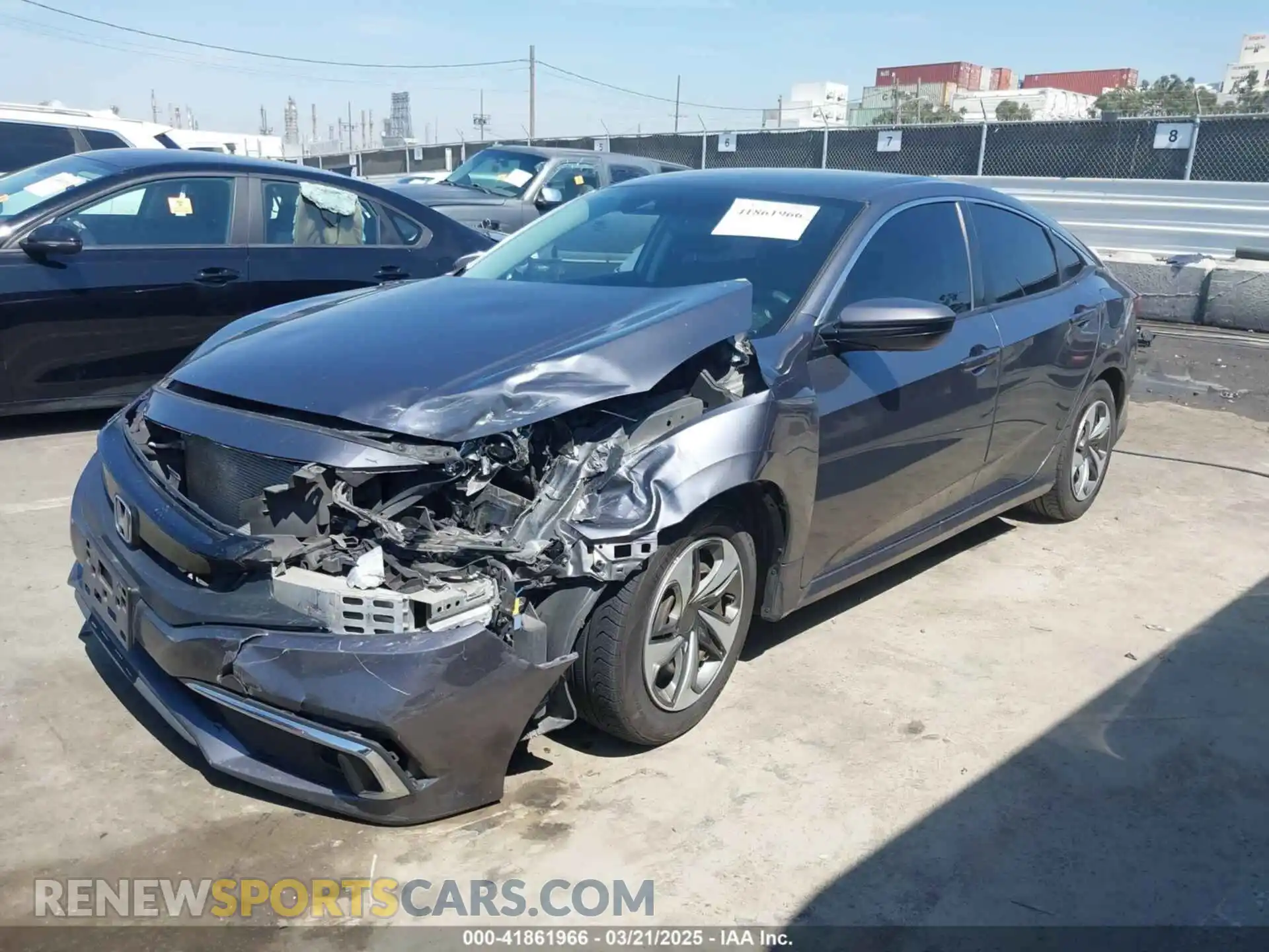 2 Photograph of a damaged car 2HGFC2F67LH551651 HONDA CIVIC 2020