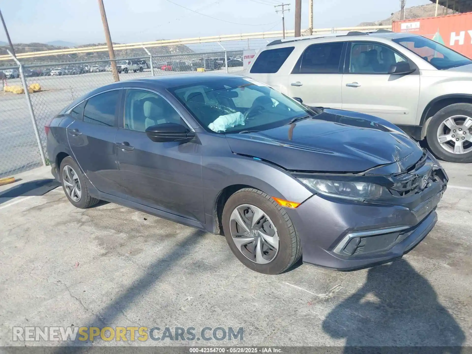 1 Photograph of a damaged car 2HGFC2F68LH512910 HONDA CIVIC 2020