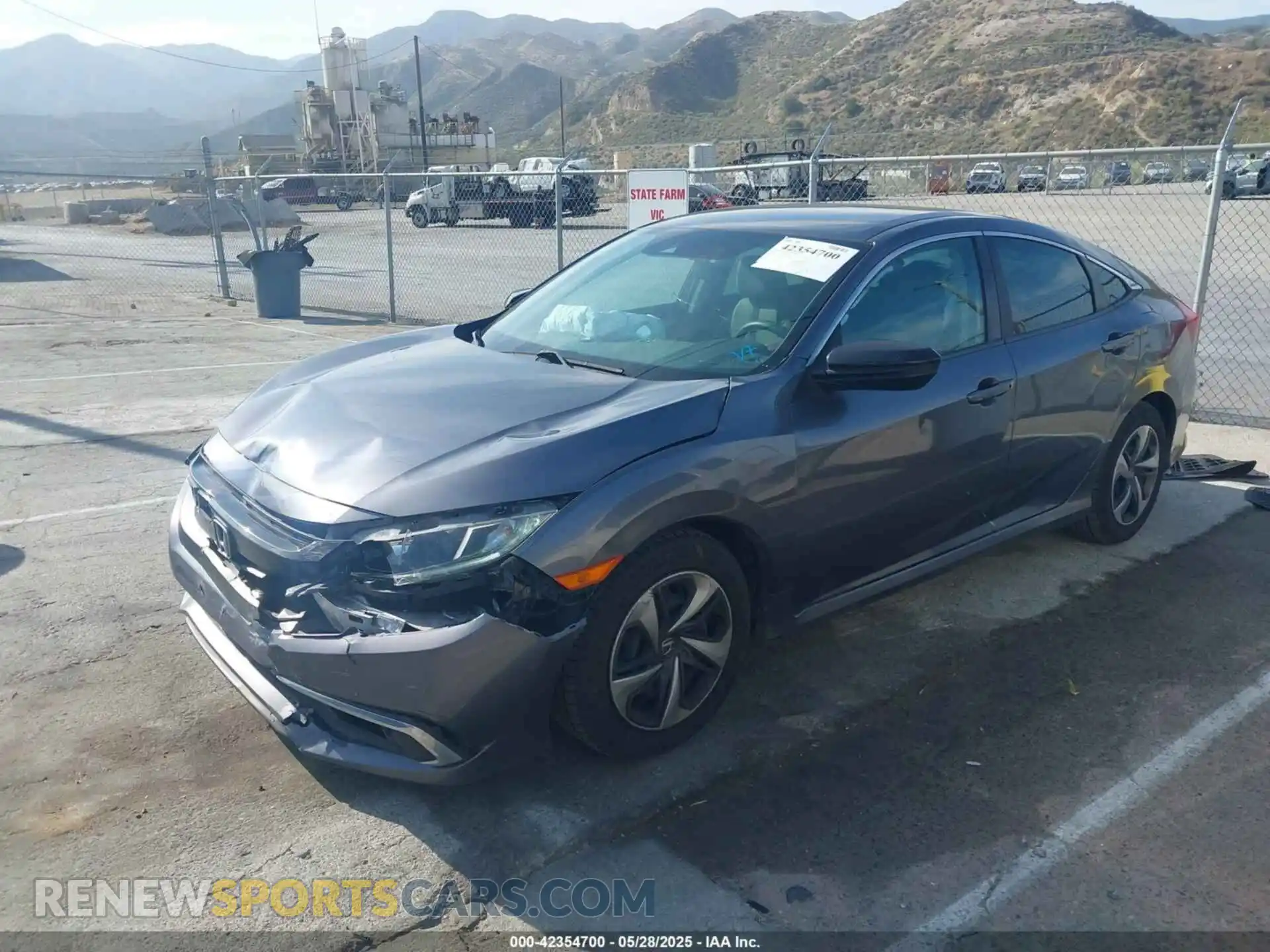 2 Photograph of a damaged car 2HGFC2F68LH512910 HONDA CIVIC 2020