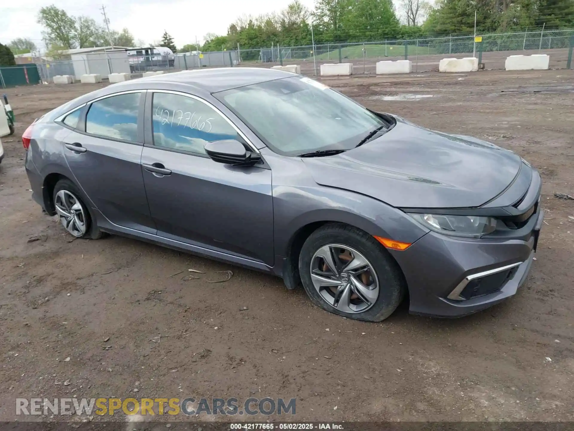 1 Photograph of a damaged car 2HGFC2F68LH537998 HONDA CIVIC 2020