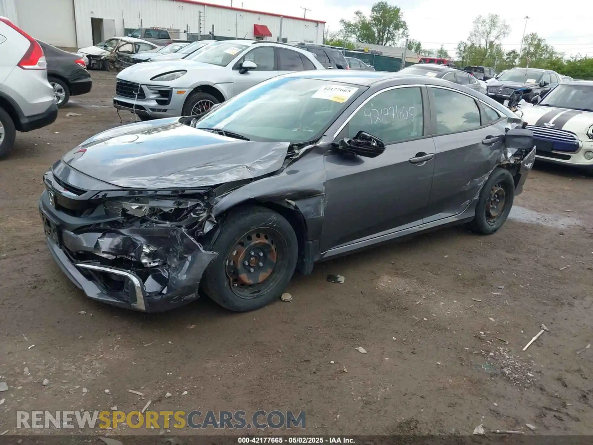 2 Photograph of a damaged car 2HGFC2F68LH537998 HONDA CIVIC 2020