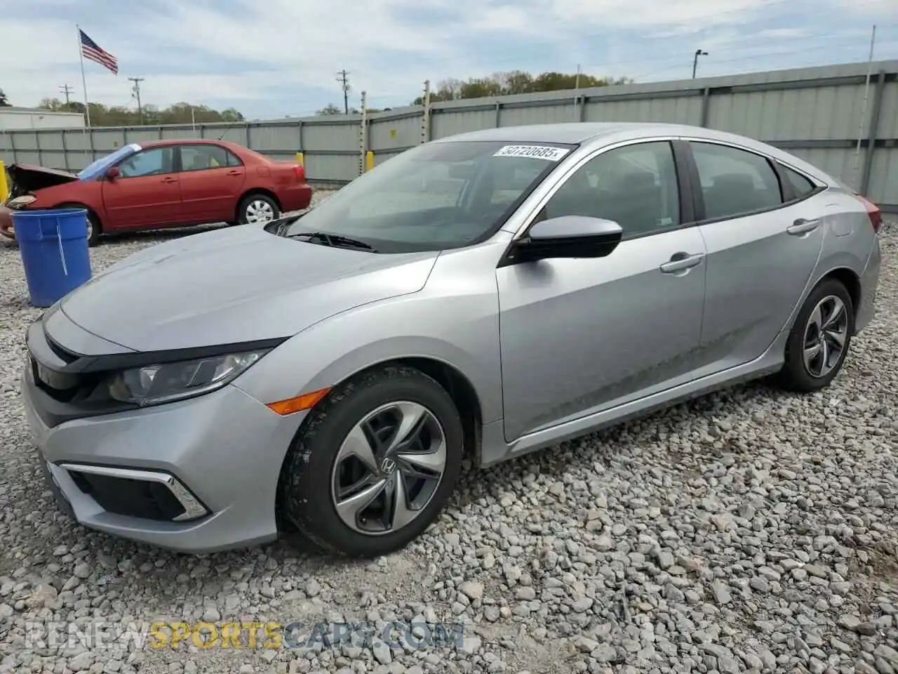 1 Photograph of a damaged car 2HGFC2F68LH565168 HONDA CIVIC 2020