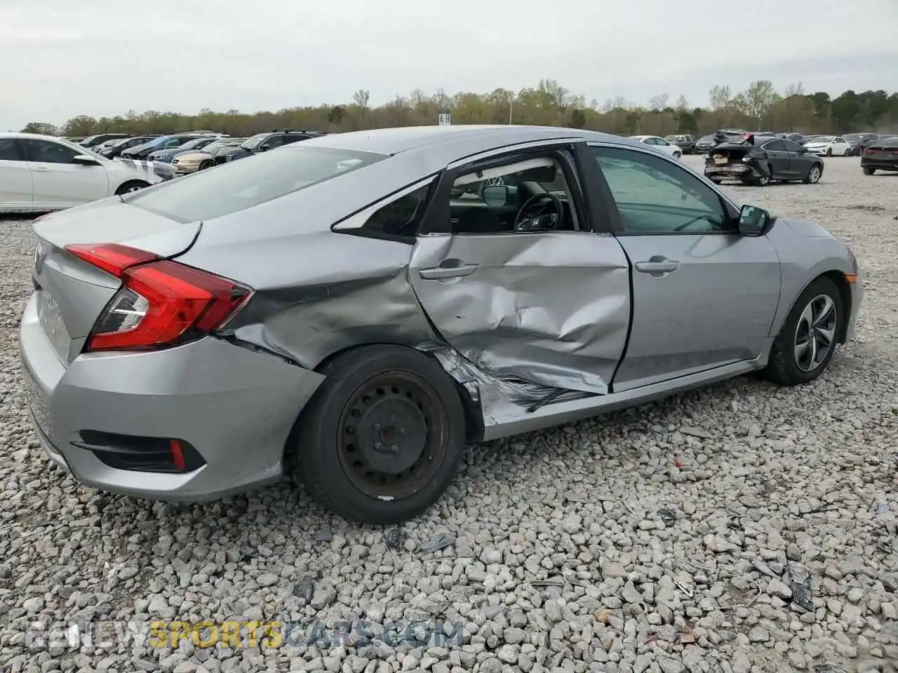 3 Photograph of a damaged car 2HGFC2F68LH565168 HONDA CIVIC 2020