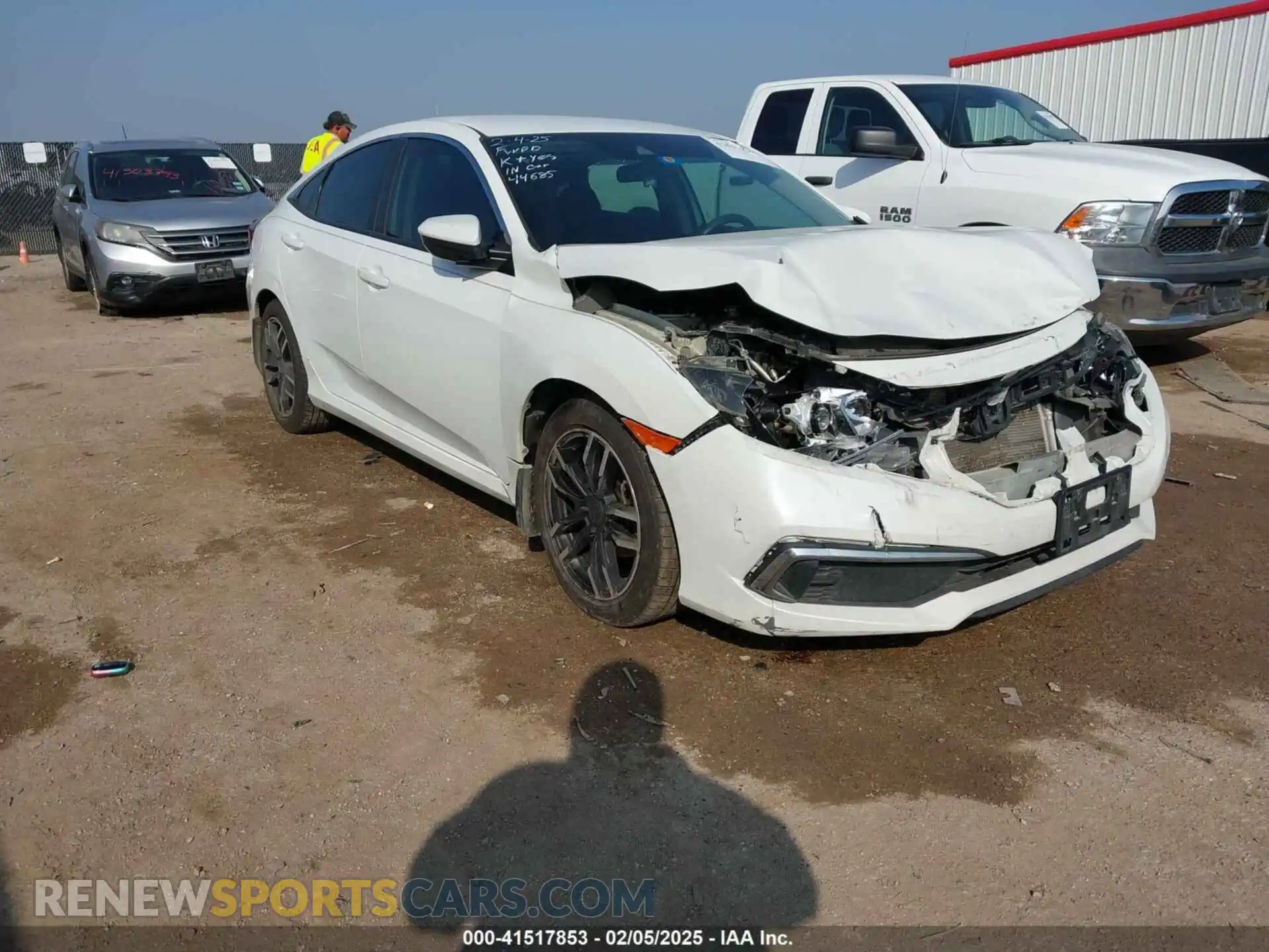 1 Photograph of a damaged car 2HGFC2F68LH565560 HONDA CIVIC 2020