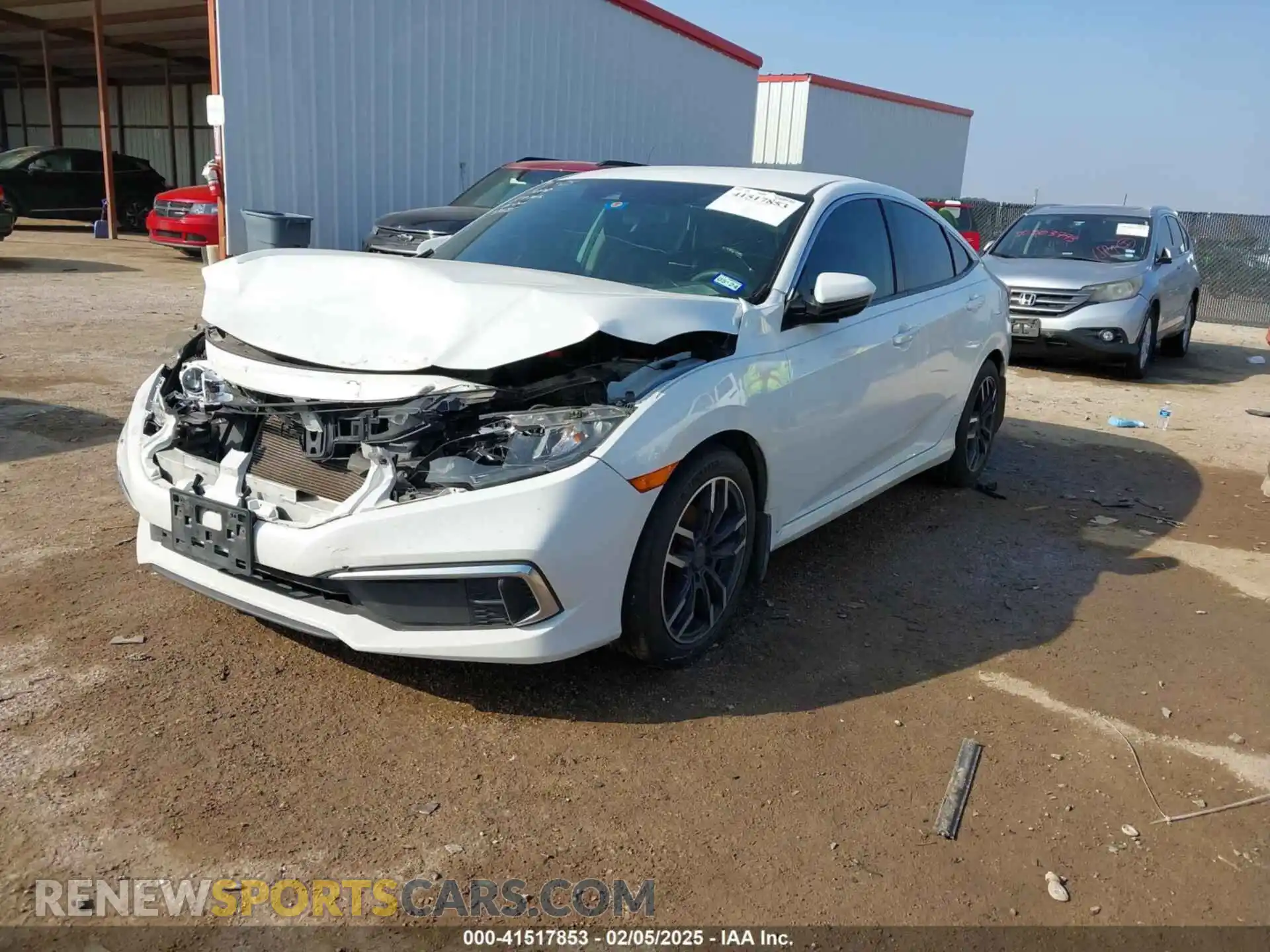 2 Photograph of a damaged car 2HGFC2F68LH565560 HONDA CIVIC 2020