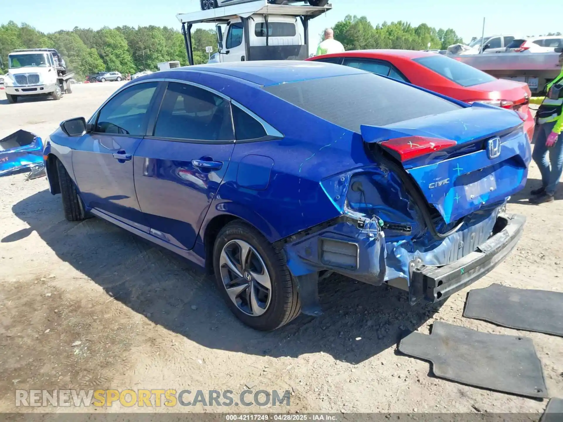 3 Photograph of a damaged car 2HGFC2F68LH582343 HONDA CIVIC 2020