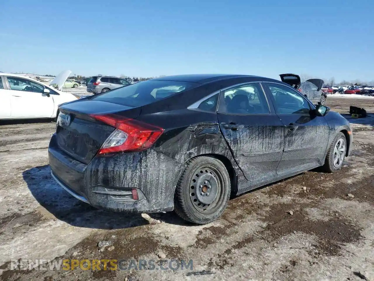 3 Photograph of a damaged car 2HGFC2F68LH599854 HONDA CIVIC 2020