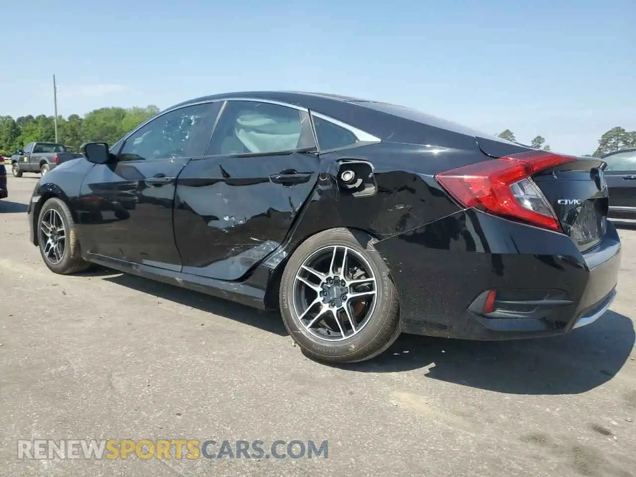 2 fotografías del automóvil dañado 2HGFC2F69LH531370 HONDA CIVIC 2020