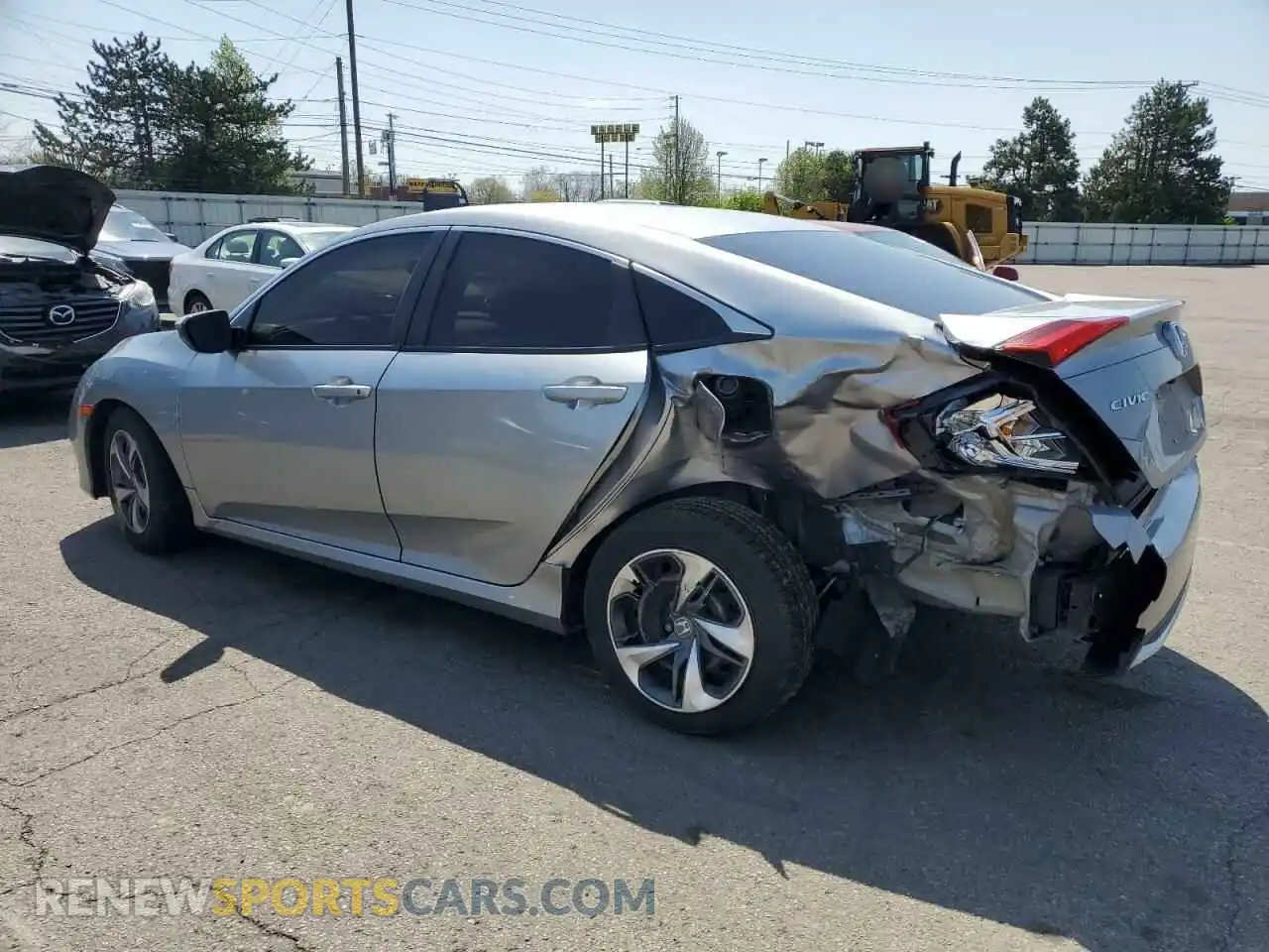 2 Photograph of a damaged car 2HGFC2F69LH540327 HONDA CIVIC 2020