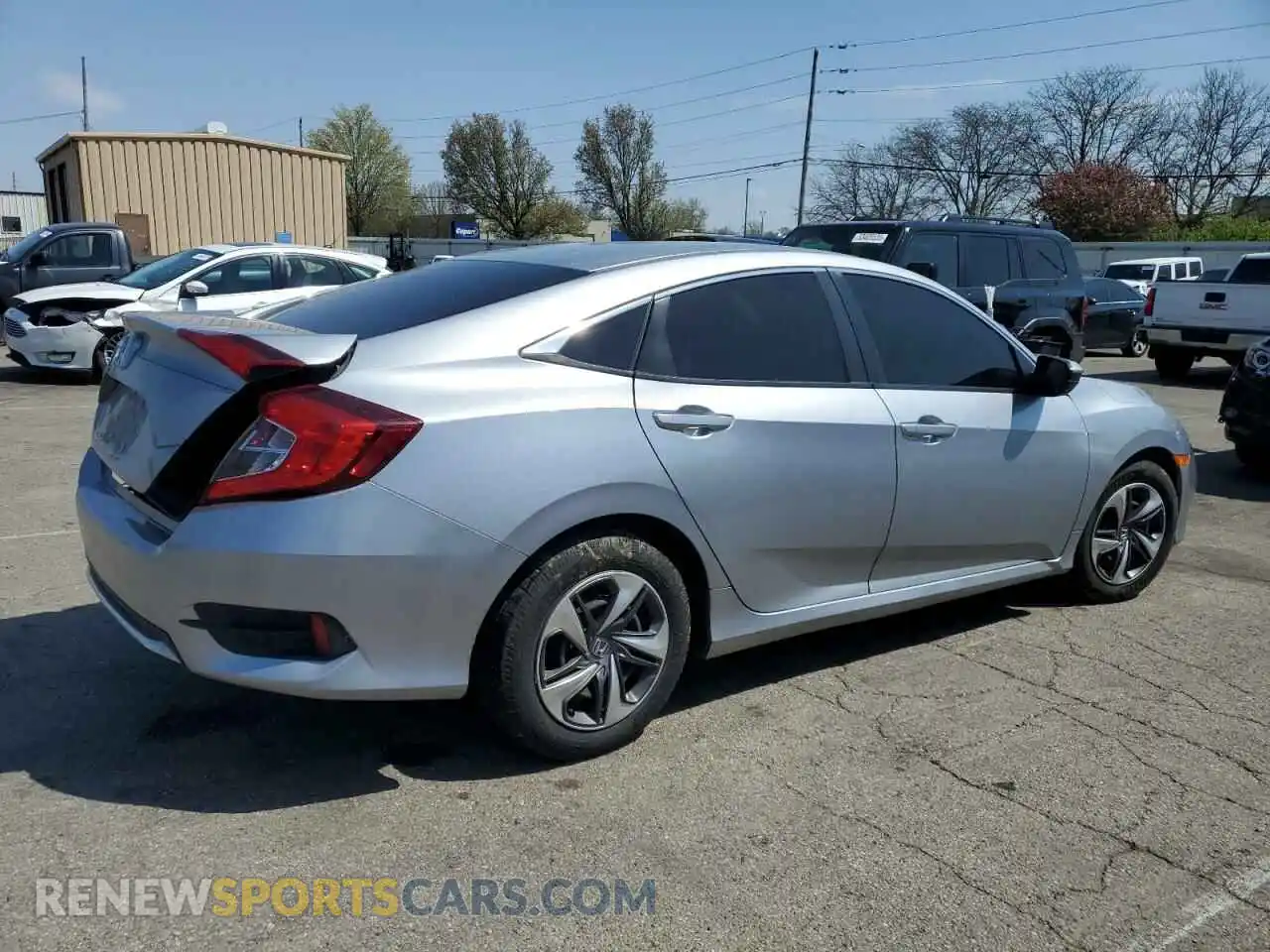 3 Photograph of a damaged car 2HGFC2F69LH540327 HONDA CIVIC 2020