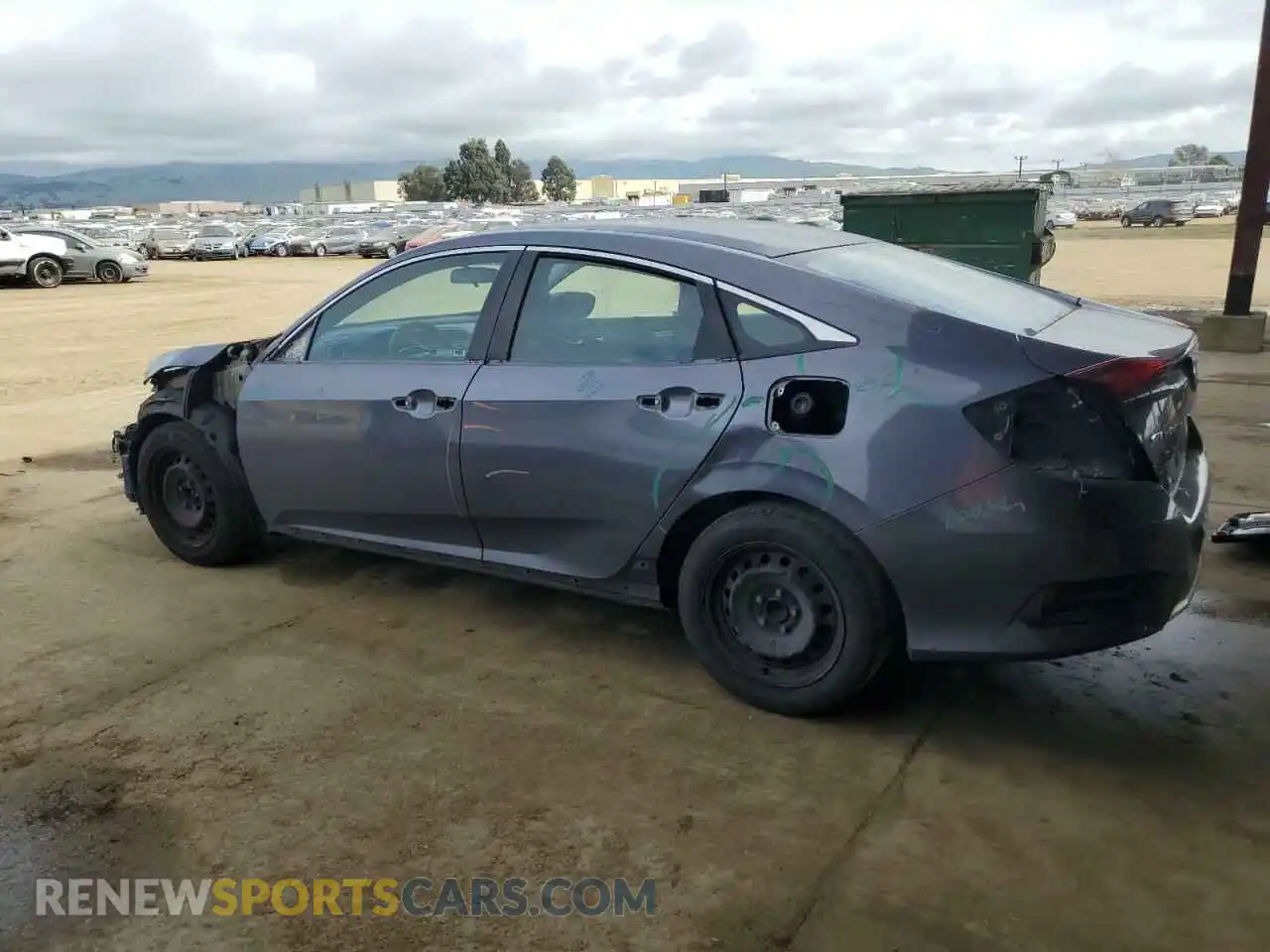 2 Photograph of a damaged car 2HGFC2F69LH552817 HONDA CIVIC 2020
