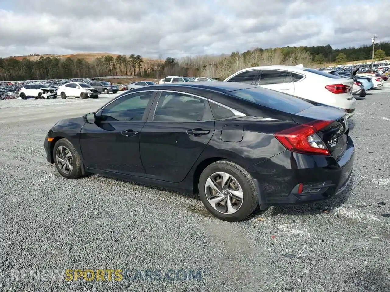2 Photograph of a damaged car 2HGFC2F69LH586028 HONDA CIVIC 2020