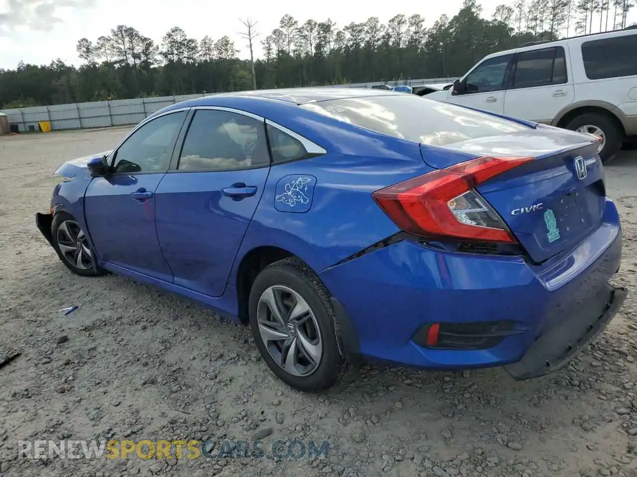 2 Photograph of a damaged car 2HGFC2F69LH602387 HONDA CIVIC 2020