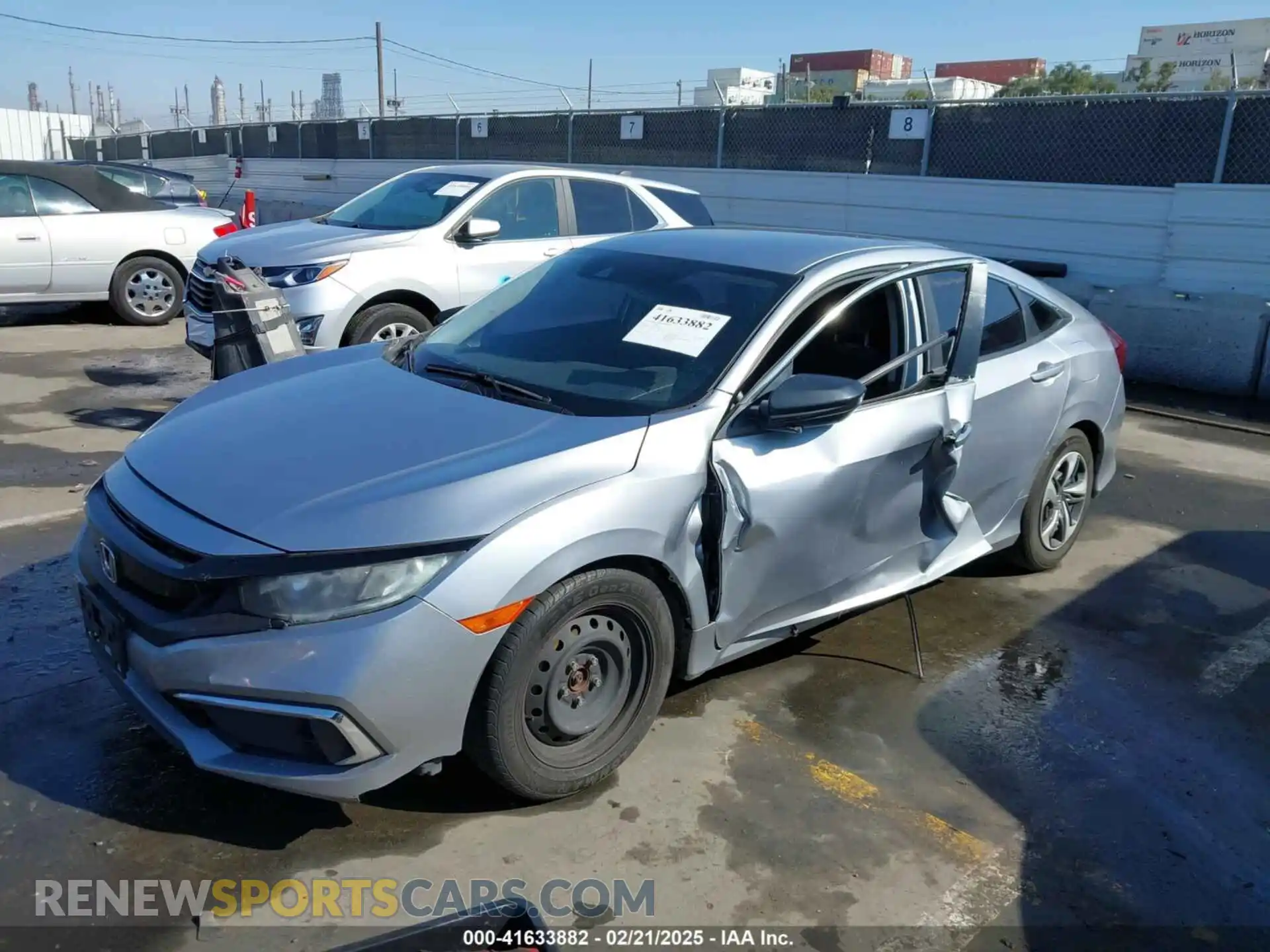 2 Photograph of a damaged car 2HGFC2F6XLH533726 HONDA CIVIC 2020