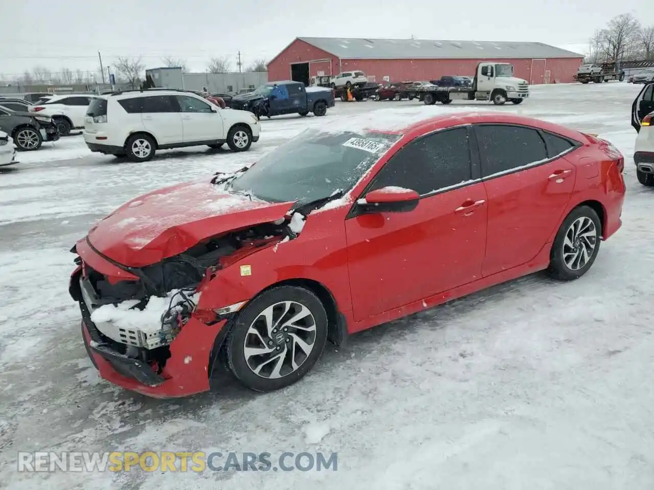 1 Photograph of a damaged car 2HGFC2F71LH004660 HONDA CIVIC 2020