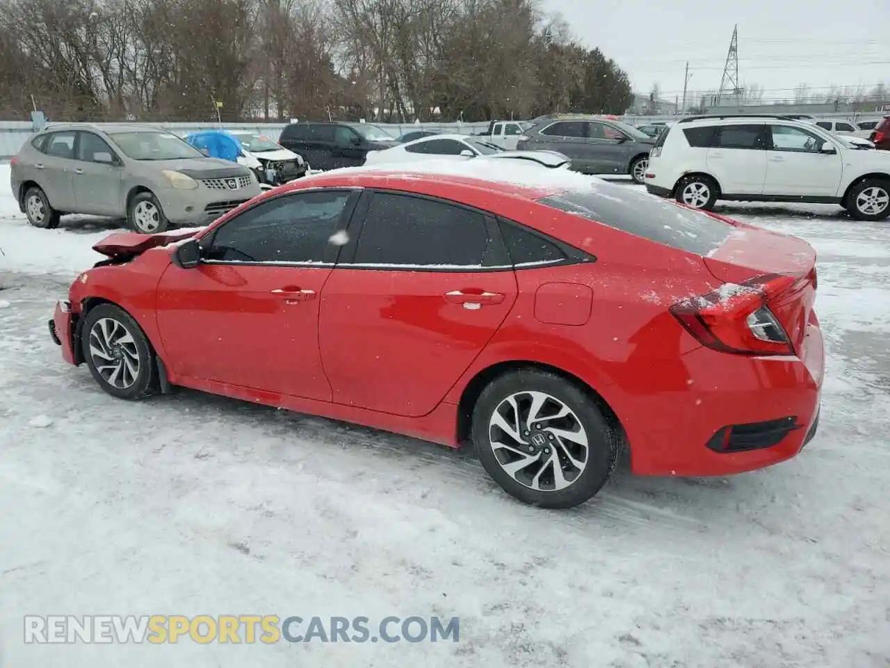 2 Photograph of a damaged car 2HGFC2F71LH004660 HONDA CIVIC 2020