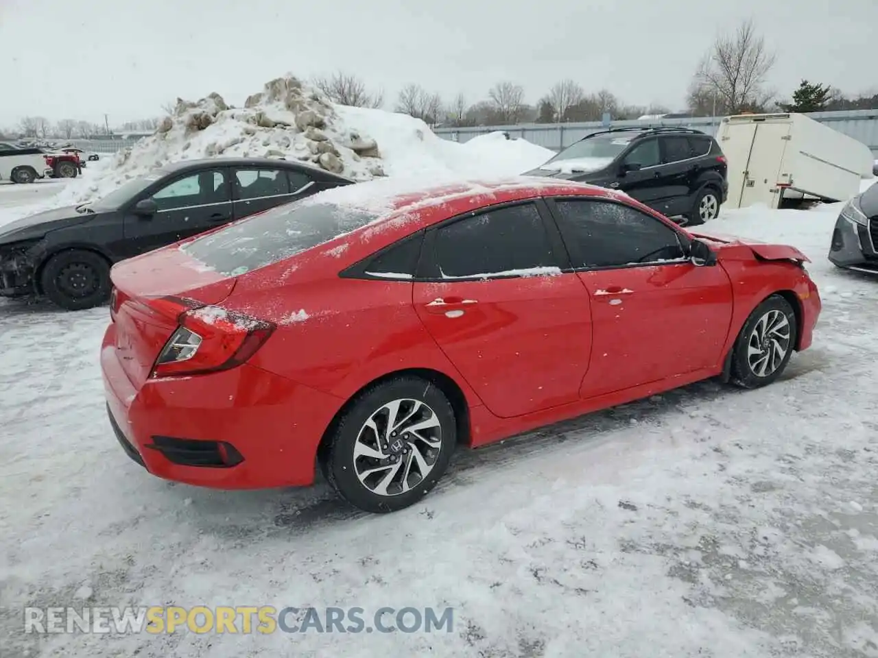 3 Photograph of a damaged car 2HGFC2F71LH004660 HONDA CIVIC 2020