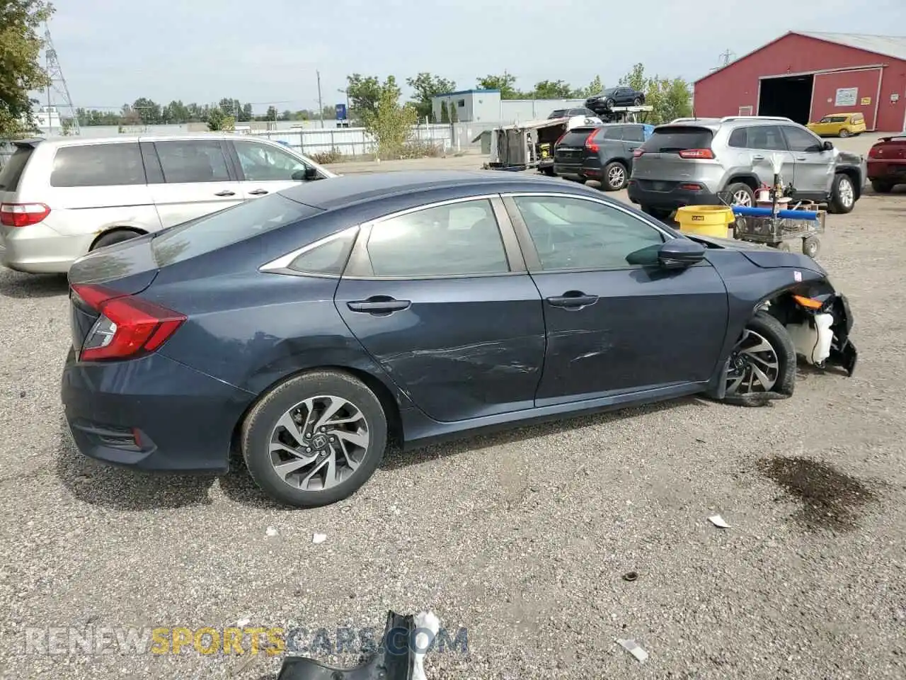 3 Photograph of a damaged car 2HGFC2F72LH007096 HONDA CIVIC 2020