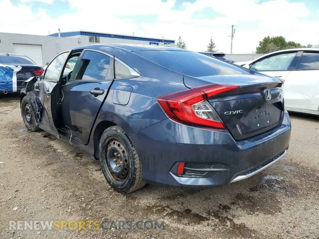 2 Photograph of a damaged car 2HGFC2F74LH013420 HONDA CIVIC 2020