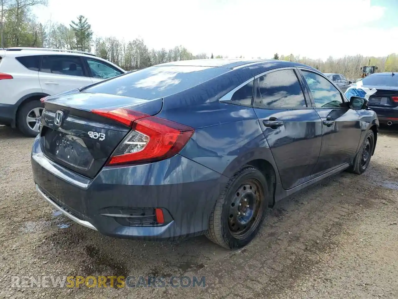 3 Photograph of a damaged car 2HGFC2F74LH013420 HONDA CIVIC 2020