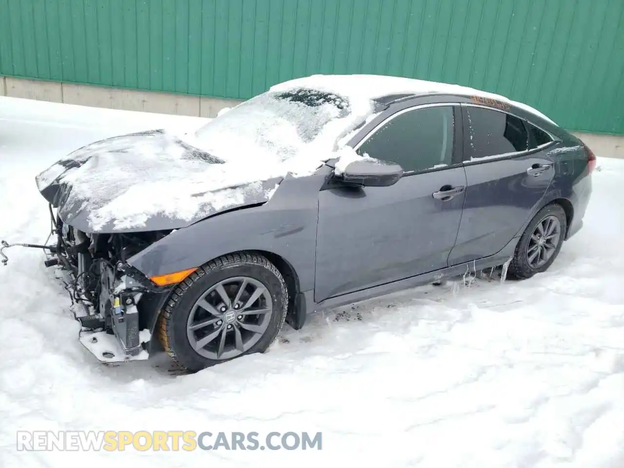 1 Photograph of a damaged car 2HGFC2F75LH021686 HONDA CIVIC 2020