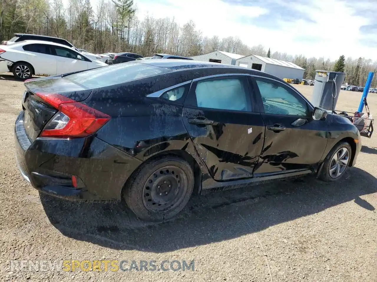 3 Photograph of a damaged car 2HGFC2F78LH018071 HONDA CIVIC 2020