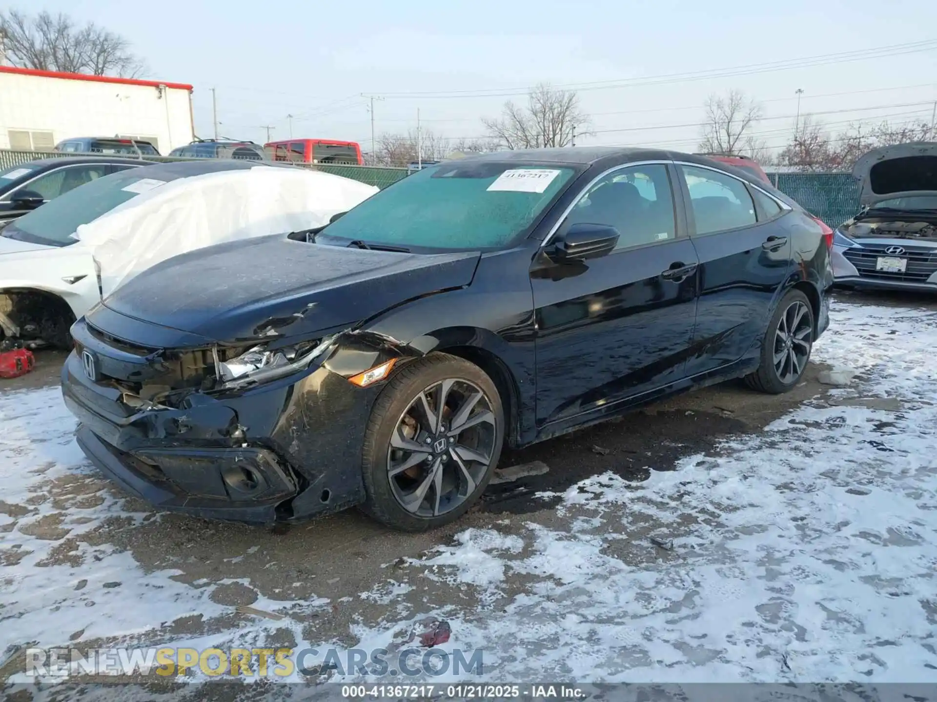 2 Photograph of a damaged car 2HGFC2F80LH515771 HONDA CIVIC 2020