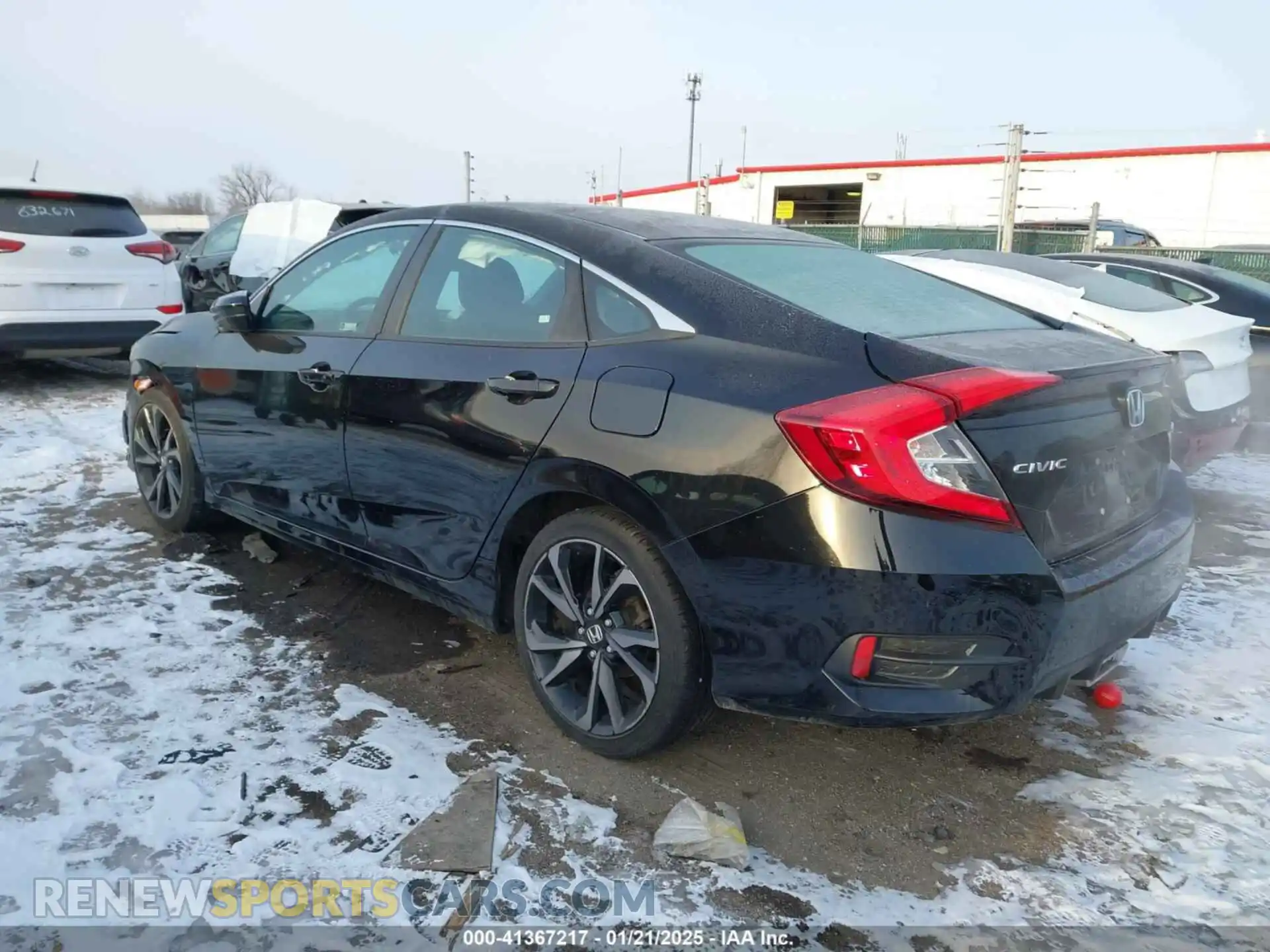 3 Photograph of a damaged car 2HGFC2F80LH515771 HONDA CIVIC 2020