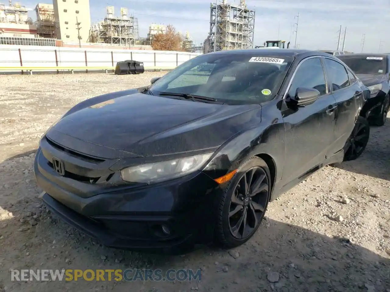 1 Photograph of a damaged car 2HGFC2F80LH516340 HONDA CIVIC 2020
