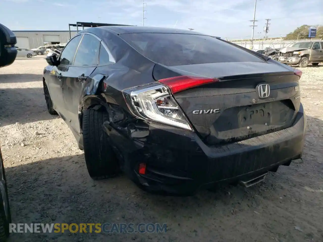 2 Photograph of a damaged car 2HGFC2F80LH516340 HONDA CIVIC 2020