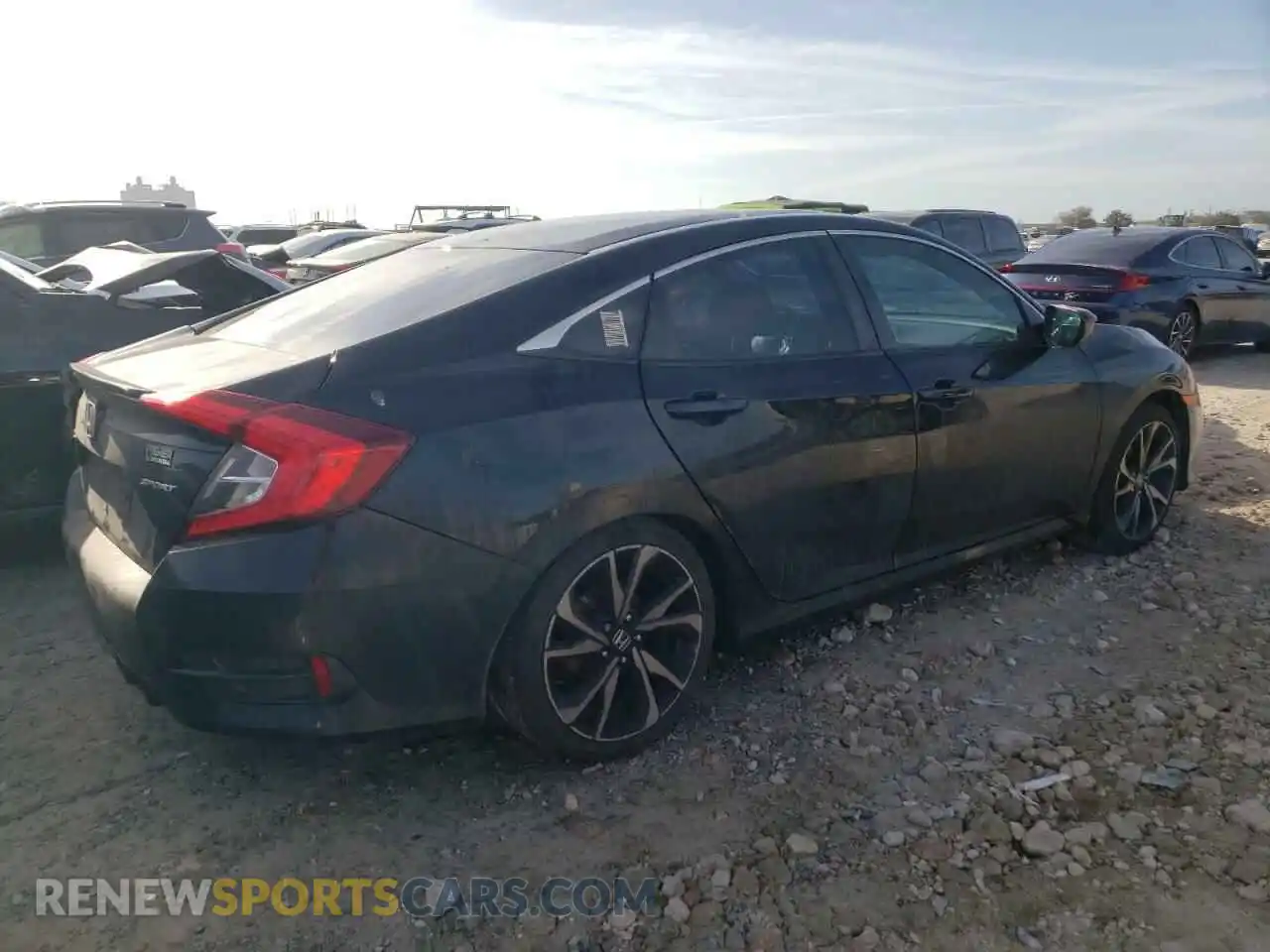 3 Photograph of a damaged car 2HGFC2F80LH516340 HONDA CIVIC 2020