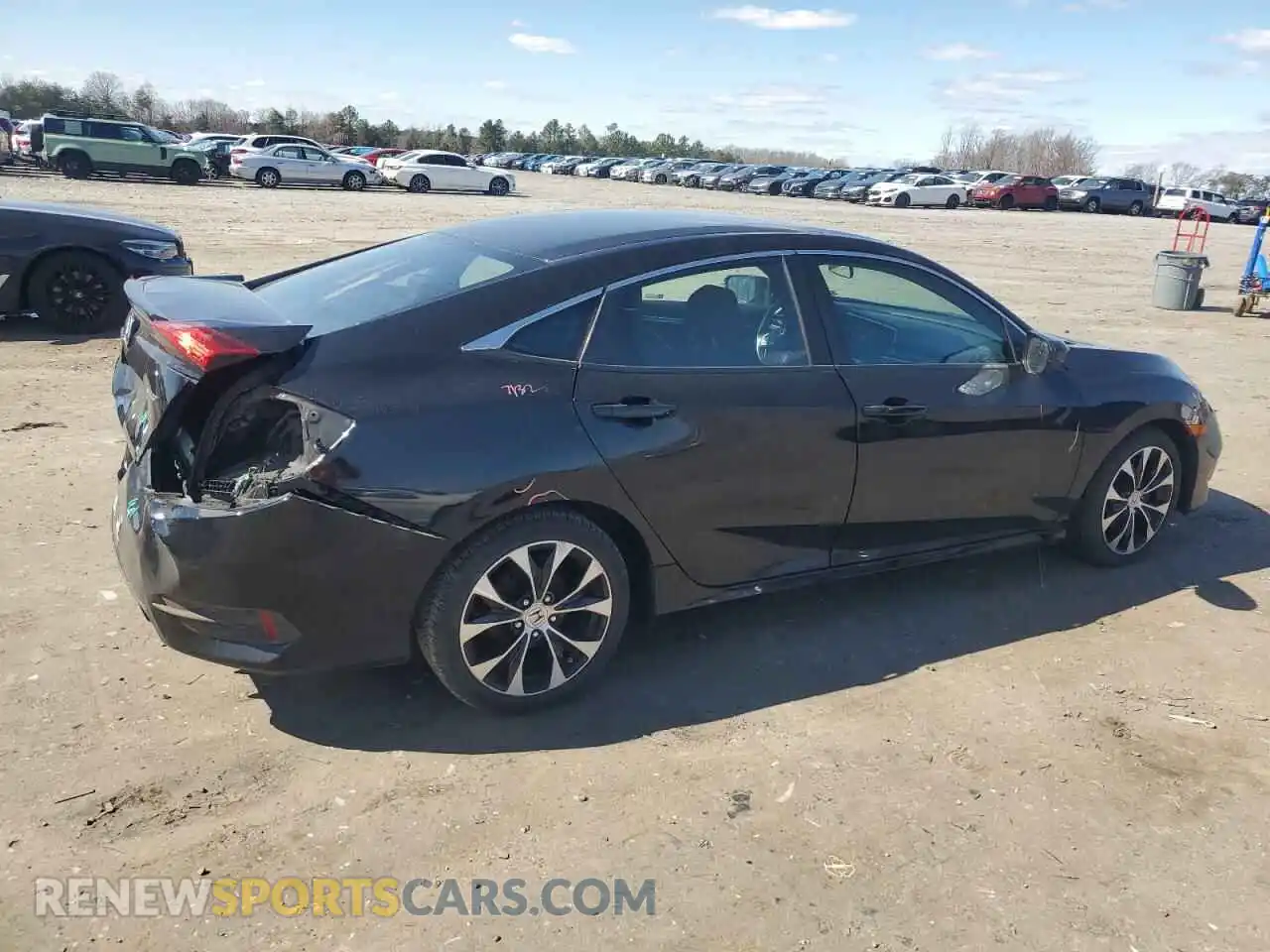 3 Photograph of a damaged car 2HGFC2F80LH516550 HONDA CIVIC 2020