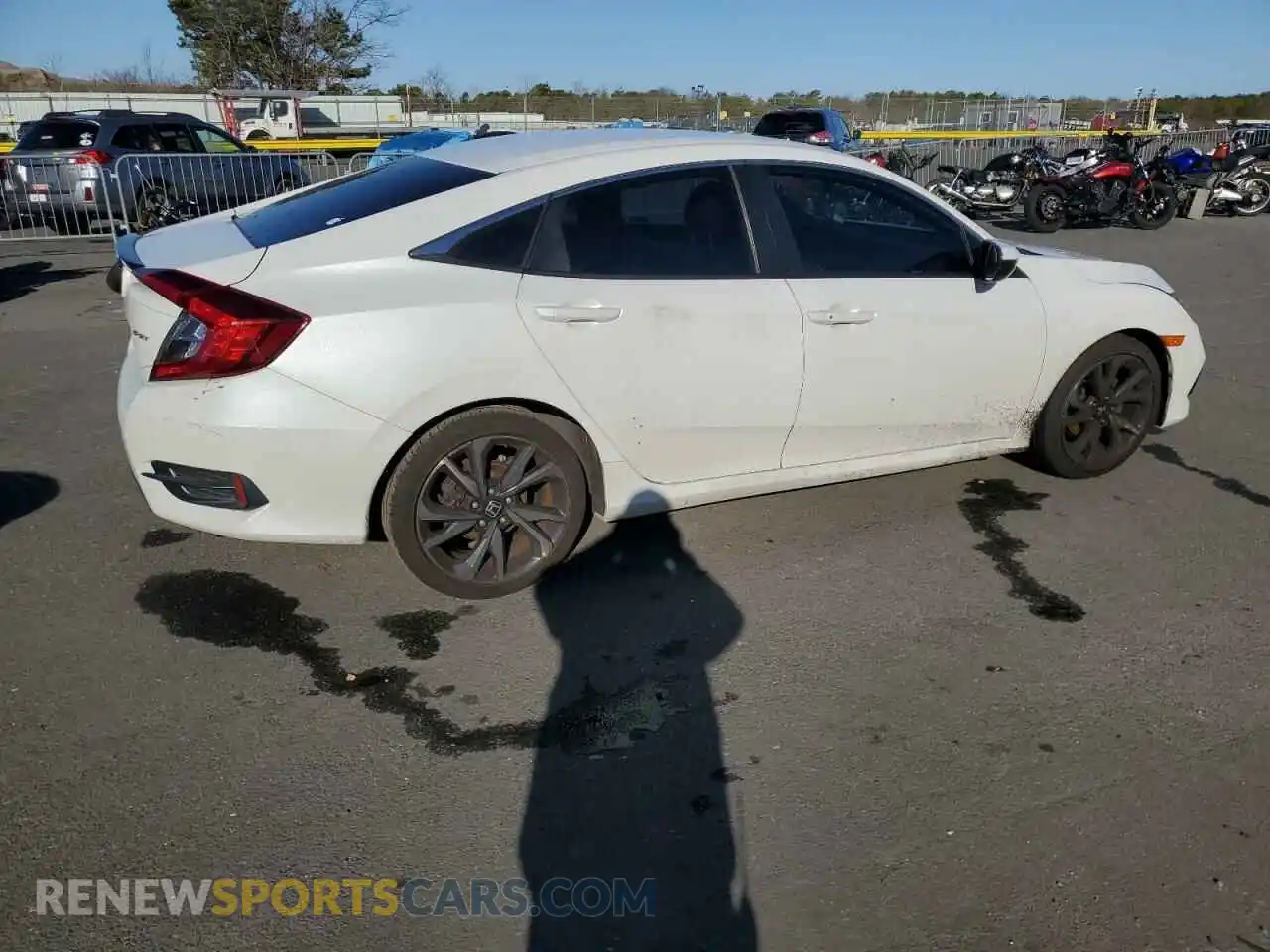 3 Photograph of a damaged car 2HGFC2F80LH537690 HONDA CIVIC 2020