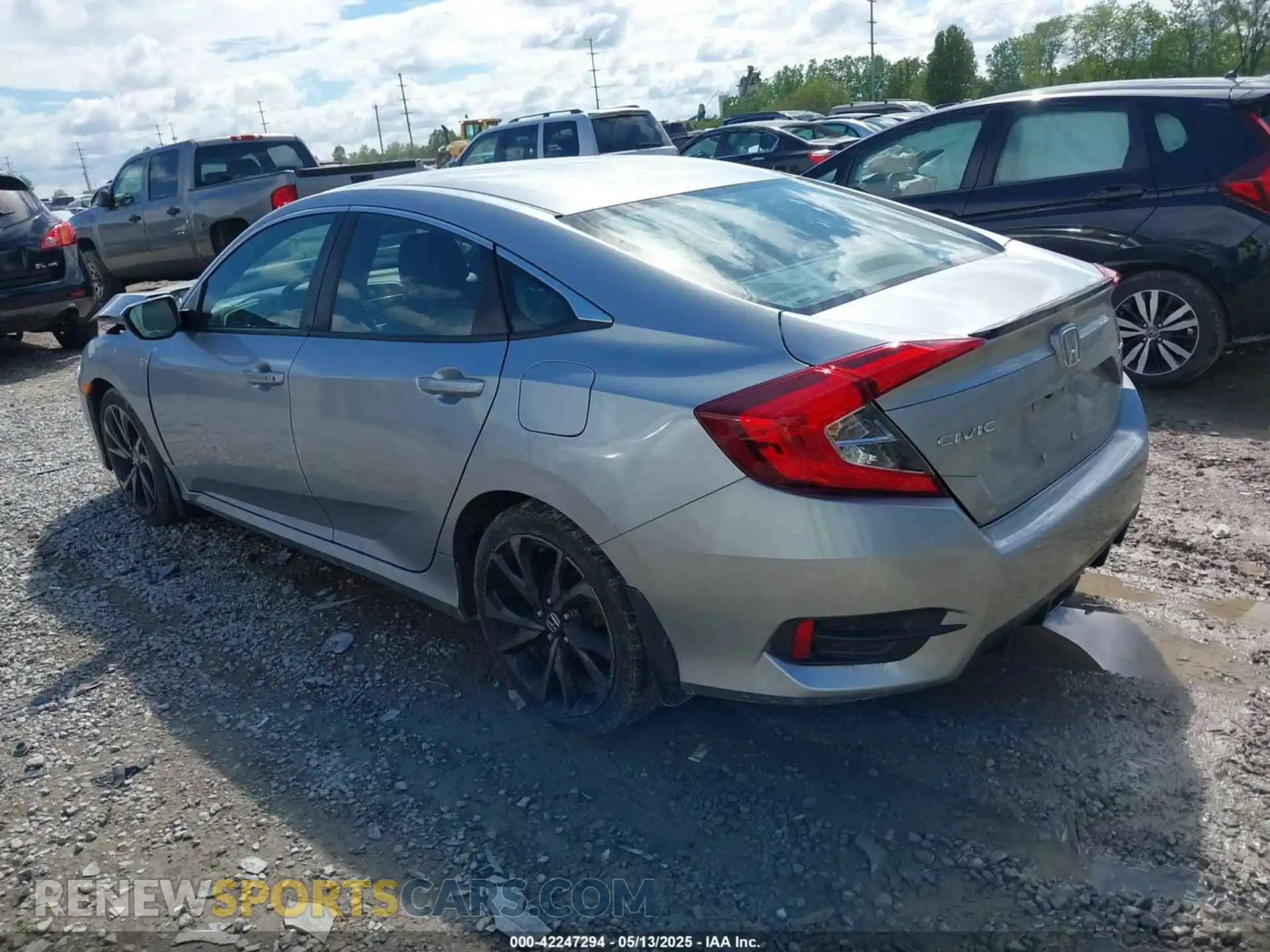 3 Фотография поврежденного автомобиля 2HGFC2F80LH538788 HONDA CIVIC 2020