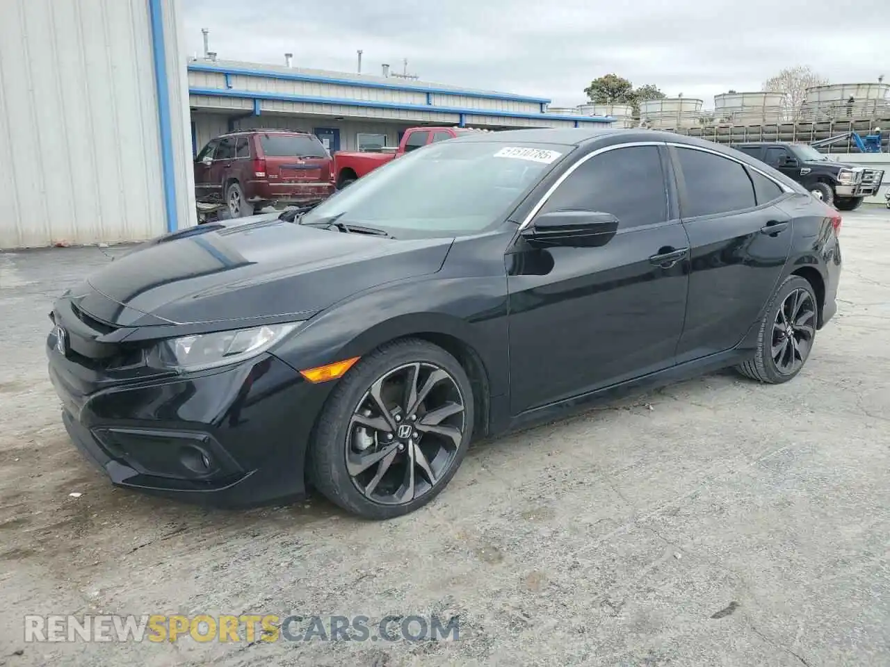 1 Photograph of a damaged car 2HGFC2F80LH583598 HONDA CIVIC 2020