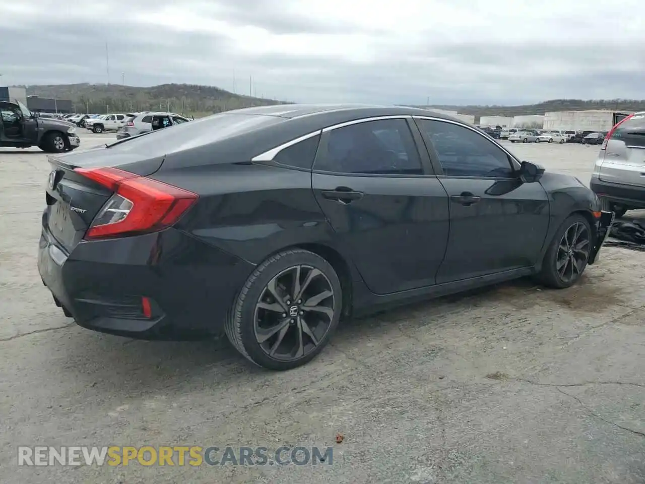3 Photograph of a damaged car 2HGFC2F80LH583598 HONDA CIVIC 2020