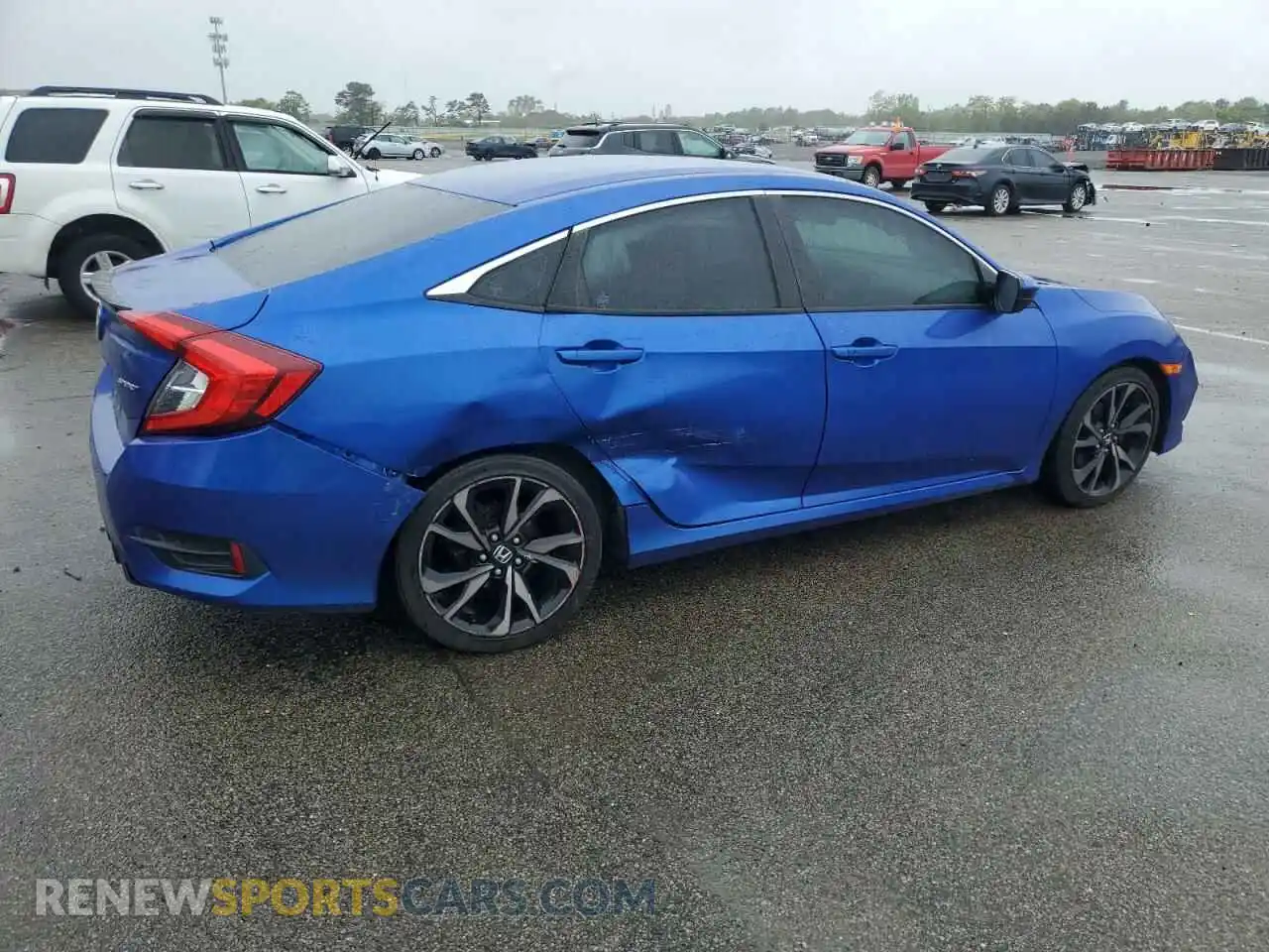 3 Photograph of a damaged car 2HGFC2F81LH522664 HONDA CIVIC 2020