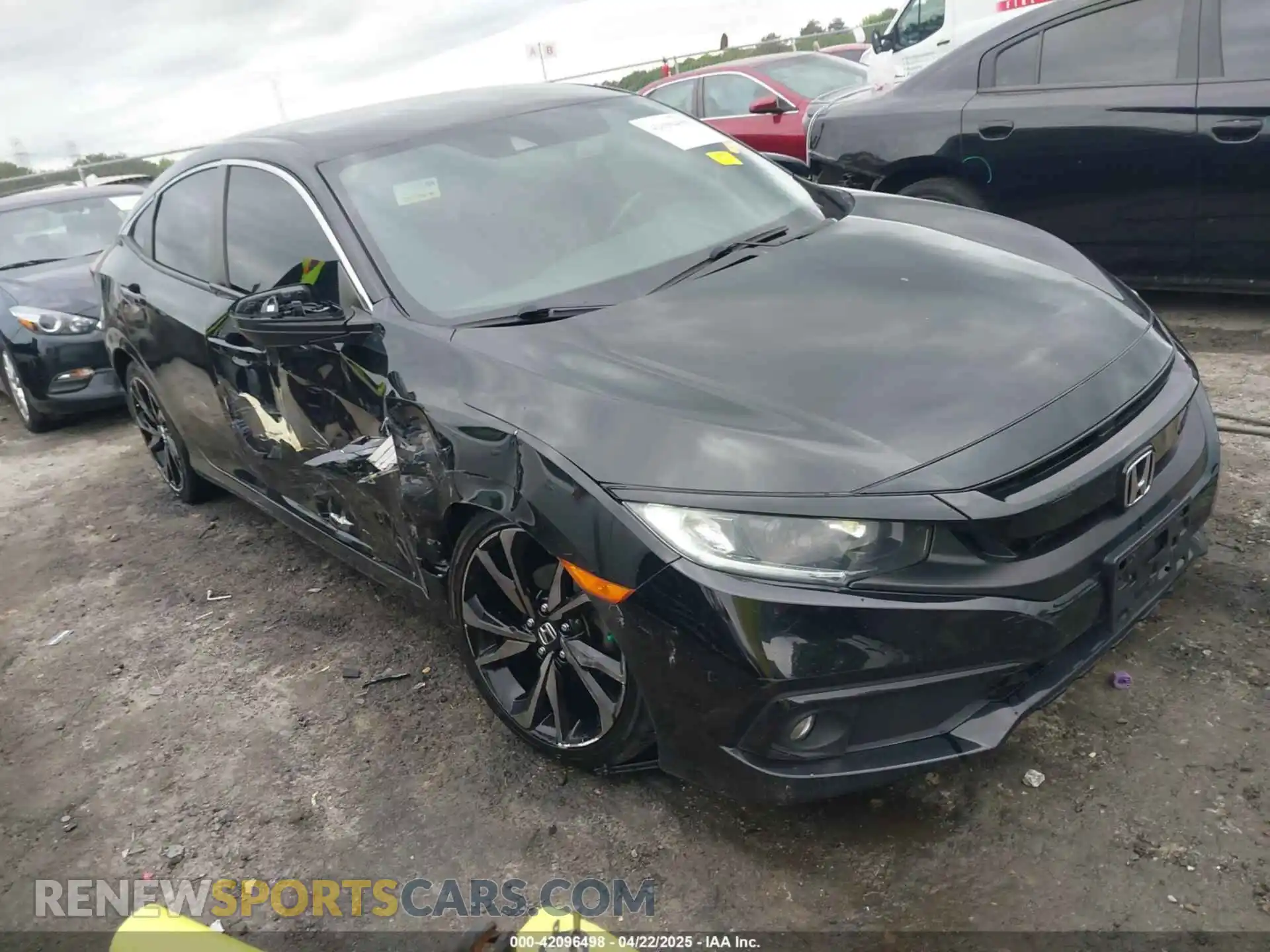 1 Photograph of a damaged car 2HGFC2F81LH532661 HONDA CIVIC 2020