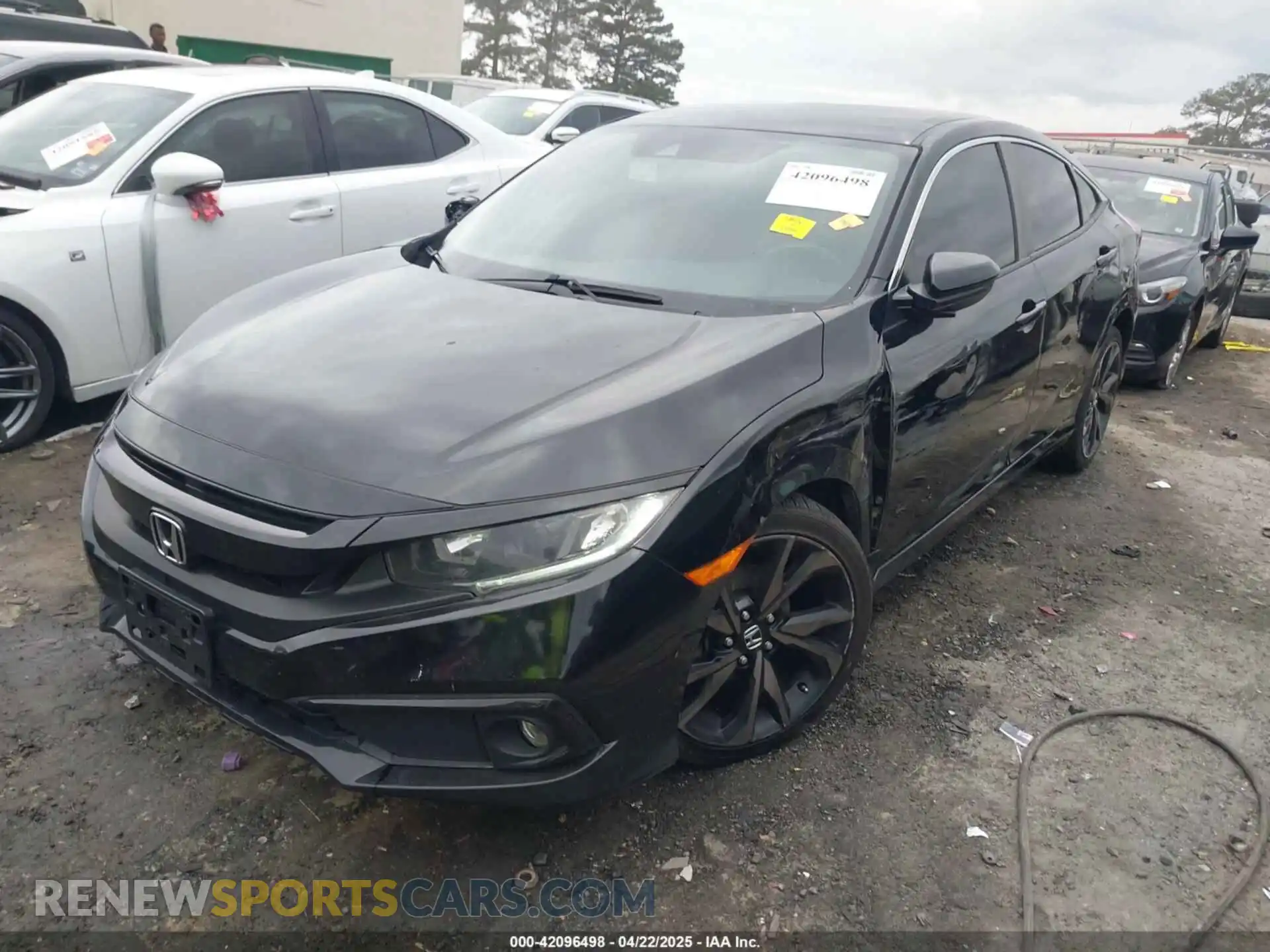 2 Photograph of a damaged car 2HGFC2F81LH532661 HONDA CIVIC 2020