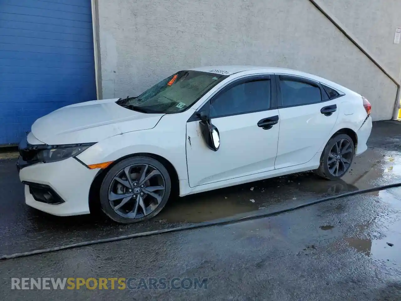 1 Photograph of a damaged car 2HGFC2F81LH578717 HONDA CIVIC 2020
