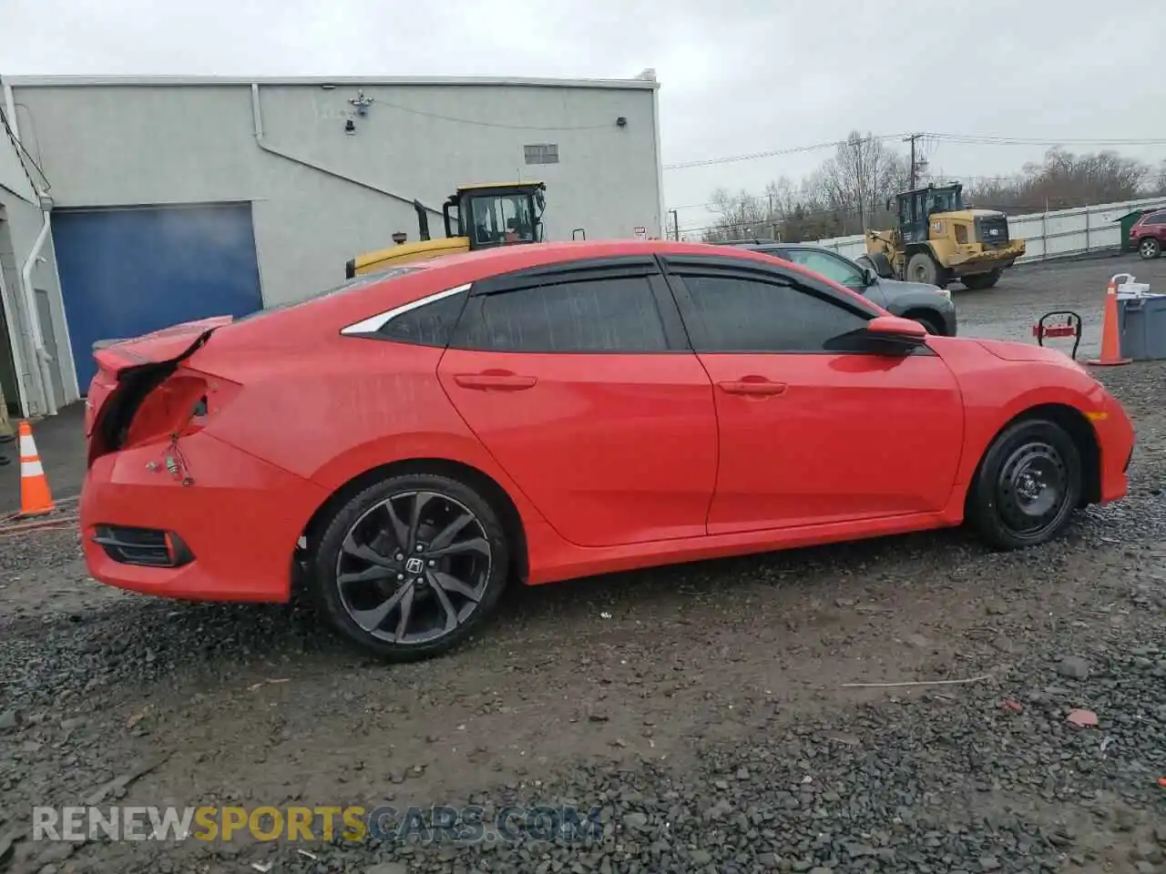 3 Photograph of a damaged car 2HGFC2F81LH596134 HONDA CIVIC 2020