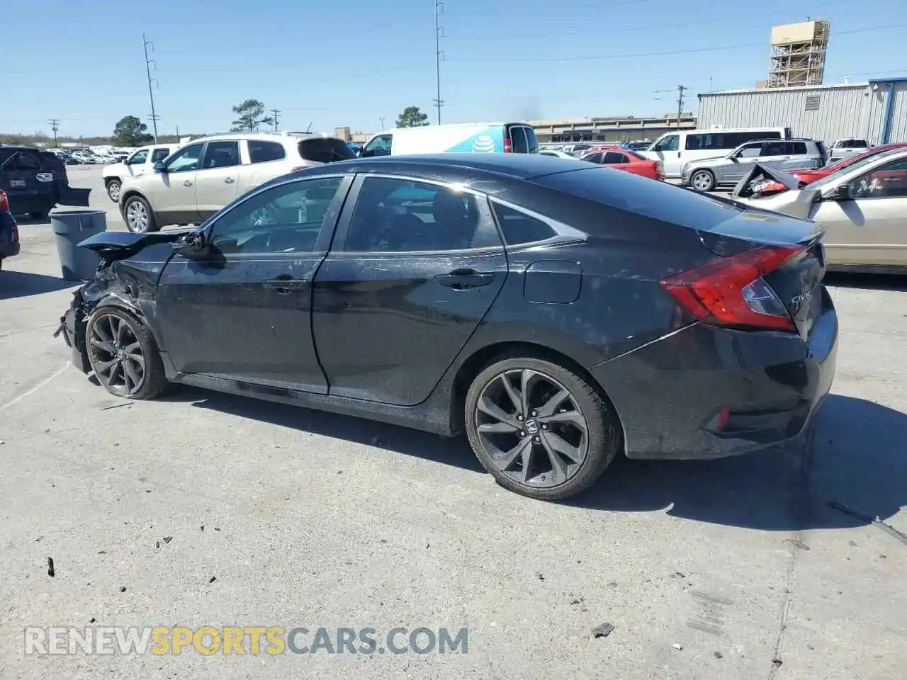 2 Photograph of a damaged car 2HGFC2F81LH600750 HONDA CIVIC 2020