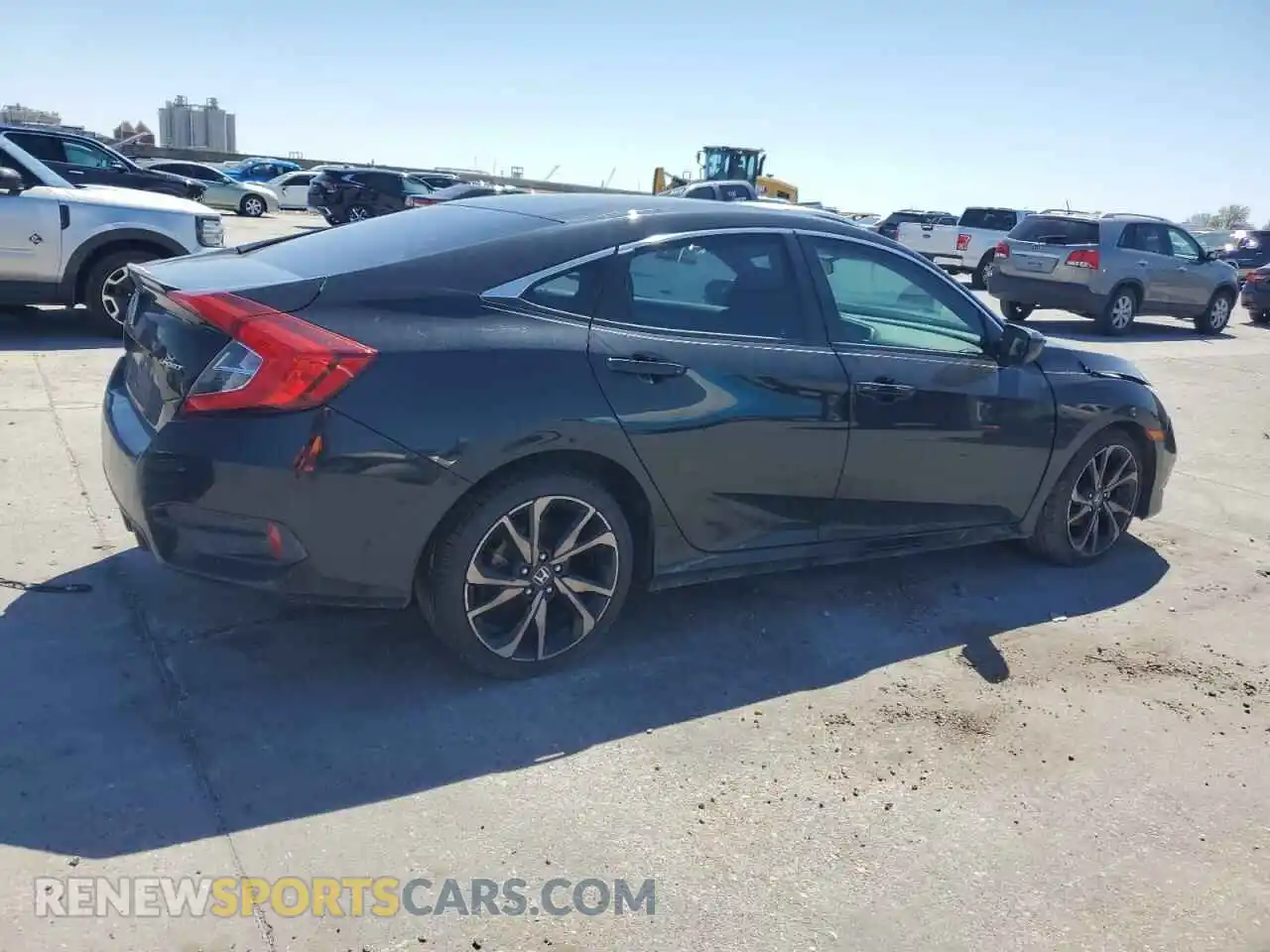 3 Photograph of a damaged car 2HGFC2F81LH600750 HONDA CIVIC 2020