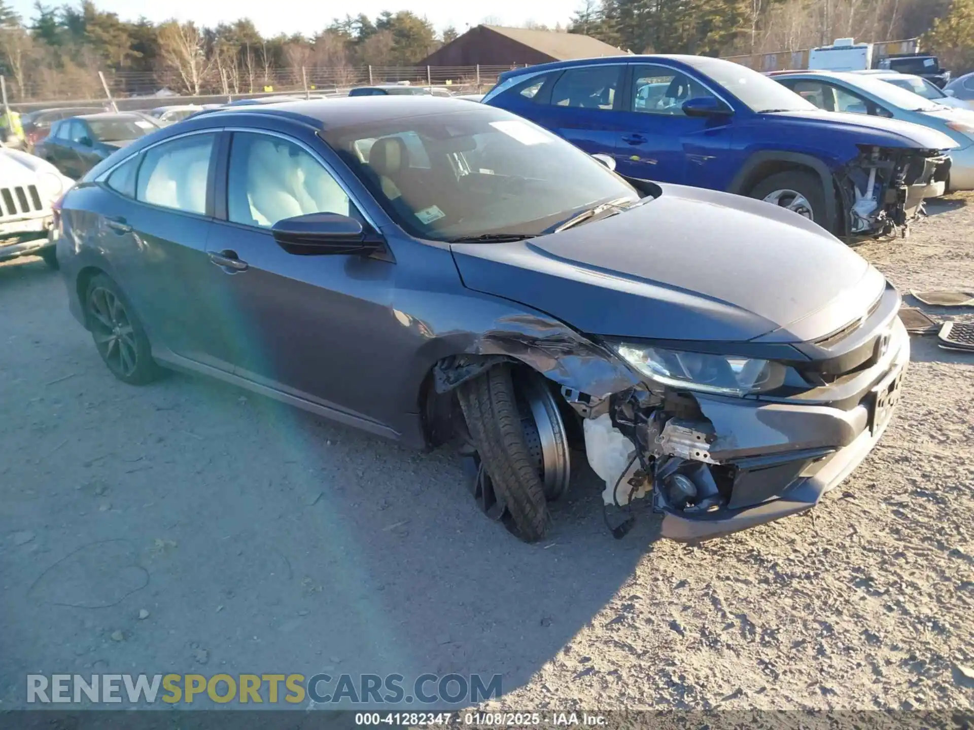 1 Photograph of a damaged car 2HGFC2F82LH516663 HONDA CIVIC 2020