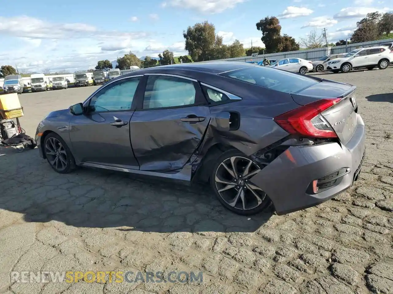 2 Photograph of a damaged car 2HGFC2F82LH541109 HONDA CIVIC 2020