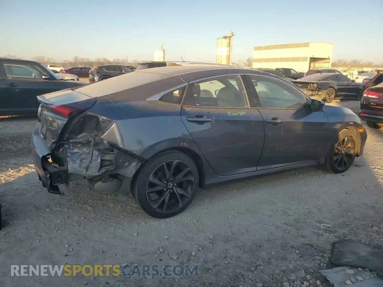 3 Photograph of a damaged car 2HGFC2F82LH554104 HONDA CIVIC 2020