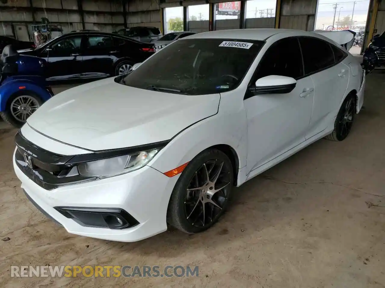 1 Photograph of a damaged car 2HGFC2F82LH566396 HONDA CIVIC 2020