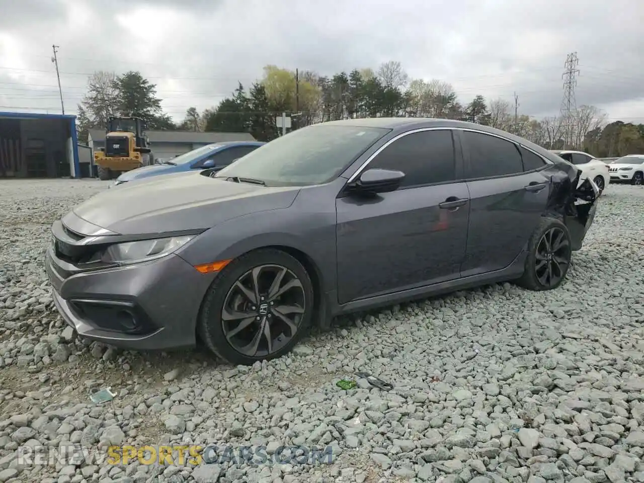 1 Photograph of a damaged car 2HGFC2F83LH526585 HONDA CIVIC 2020