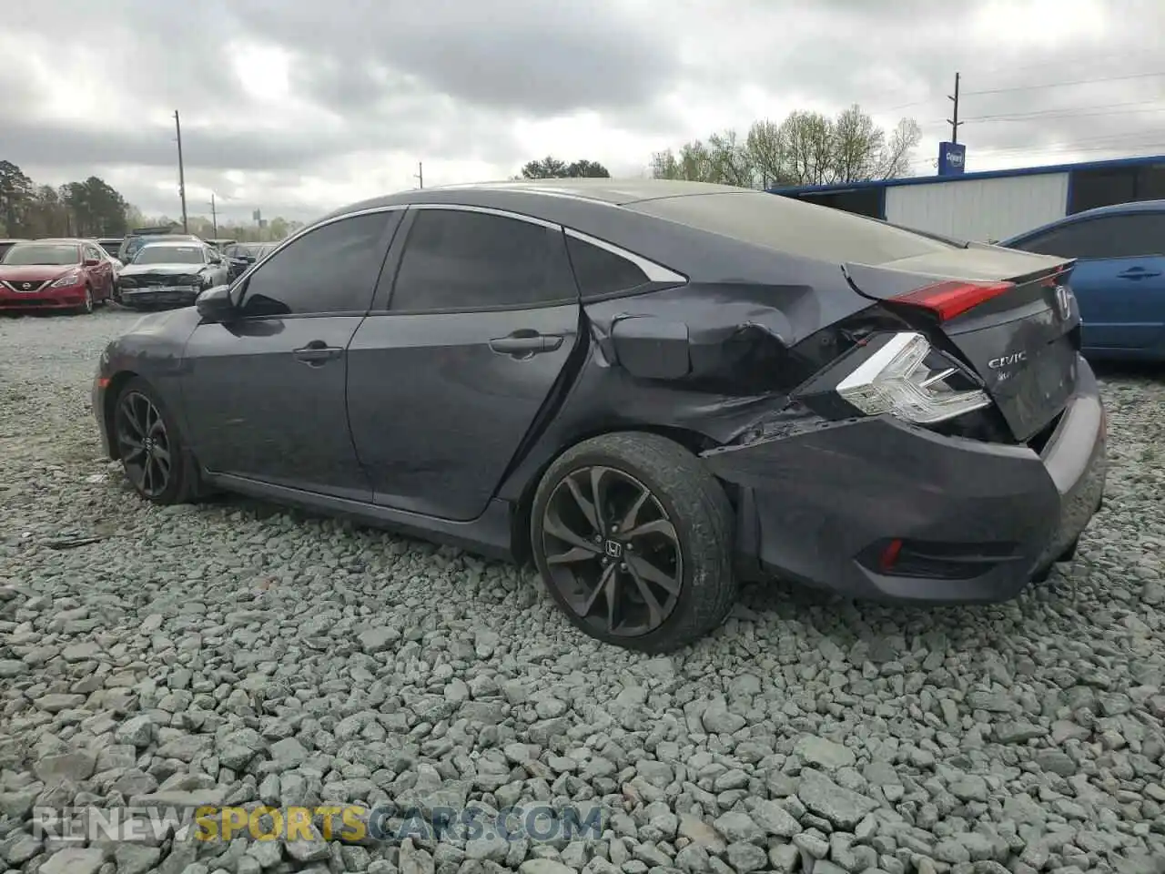 2 Photograph of a damaged car 2HGFC2F83LH526585 HONDA CIVIC 2020